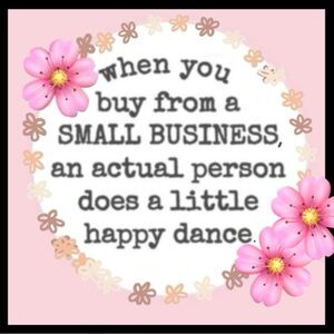 Thank you for supporting small business! 🌸💜